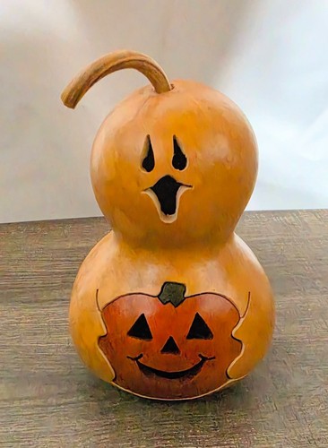 Hand crafted halloween - hand, gourd