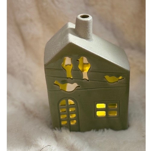 Birdhouse tea light holder - light,